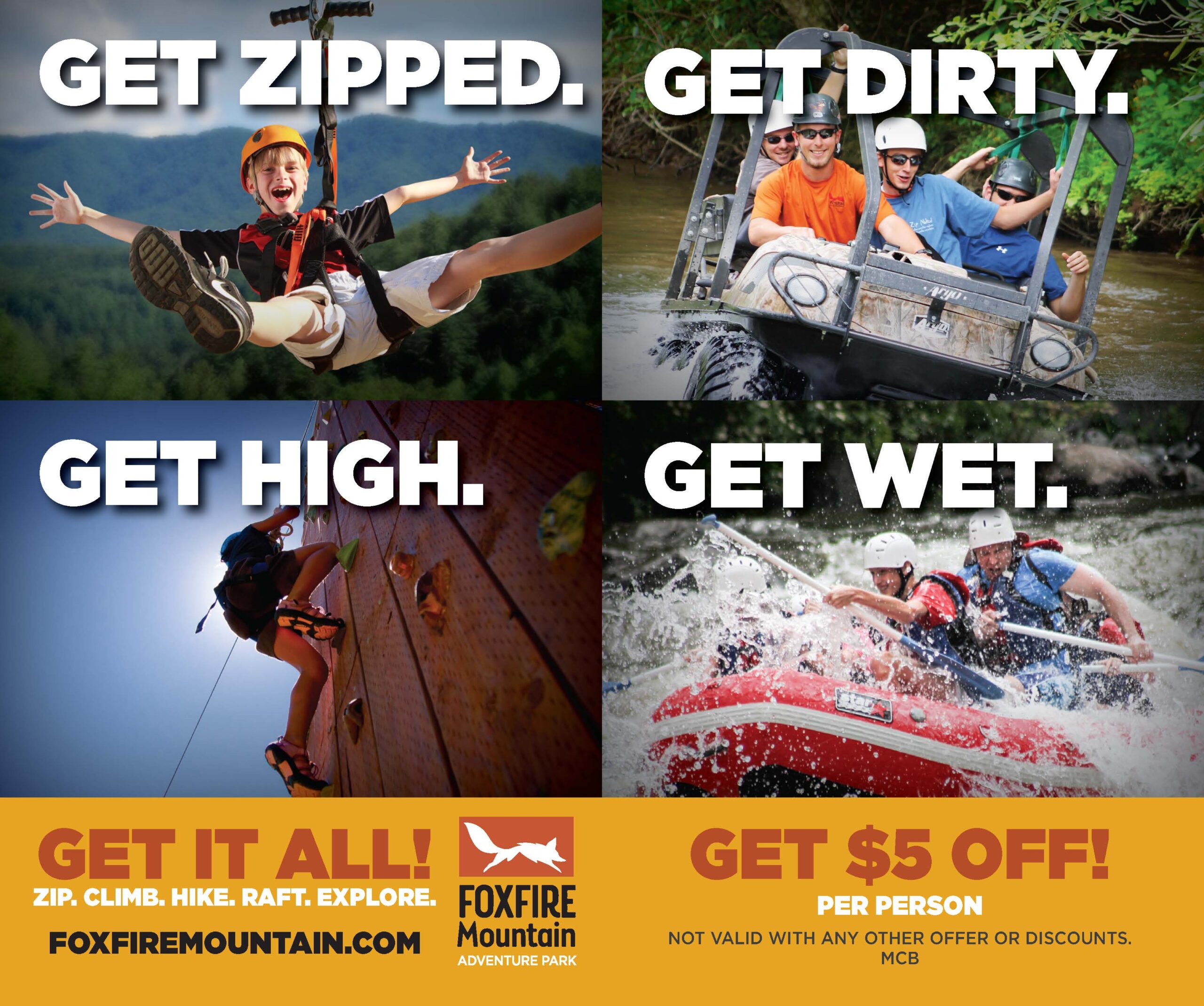 Foxfire Mountain Digital Display ad