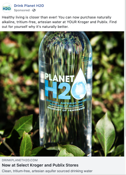 Planet H2O organic post