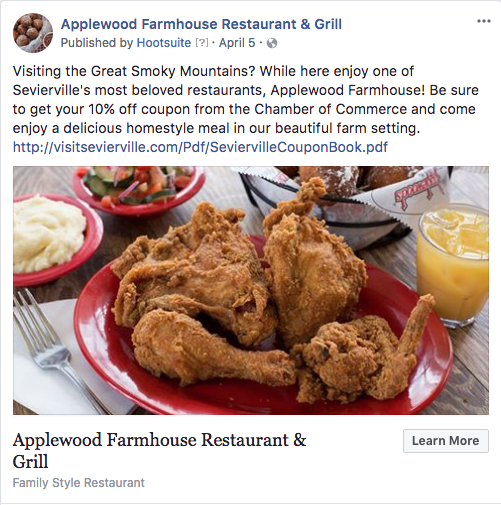 Applewood Farmhouse  Organic Social Media Post